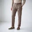 شلوار پارچه ای مردانه هوکانی کد 1085154 نسکافه ای 