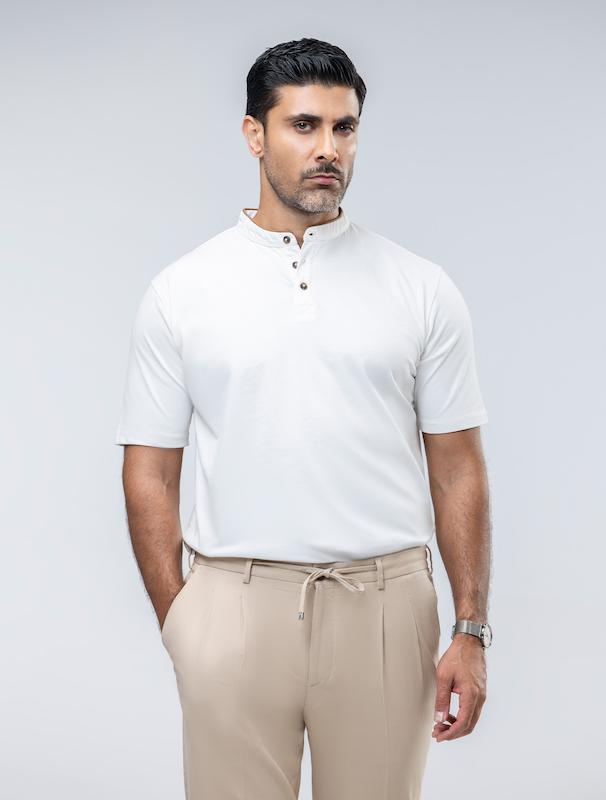 پولوشرت مردانه هوکانی کد 1067502 سفید