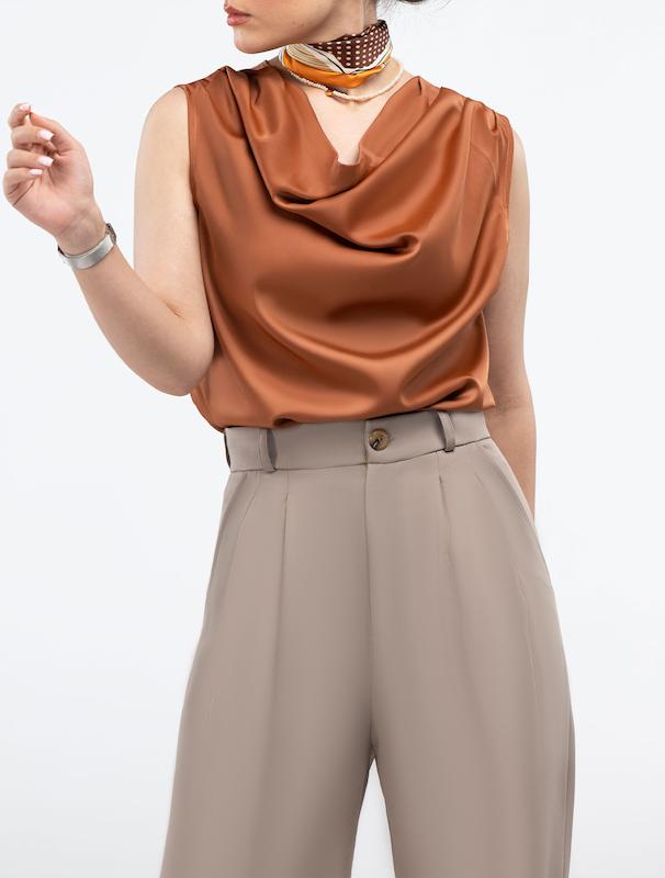 تاپ زنانه هوکانی کد 5023441 مسی