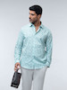 پیراهن مردانه هوکانی کد 1070312 سبز روشن