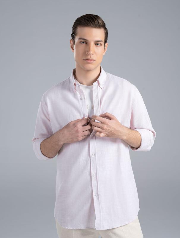 پیراهن مردانه هوکانی کد 1066421 صورتی