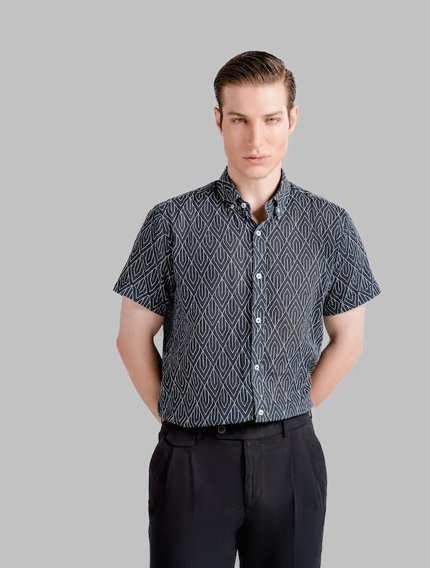 پیراهن مردانه هوکانی کد 10645