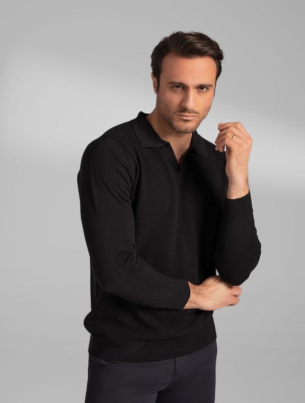 بافت مردانه هوکانی کد 1061601 مشکی