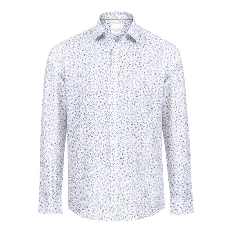 پیراهن مردانه هوکانی کد 1057116 آبی روشن