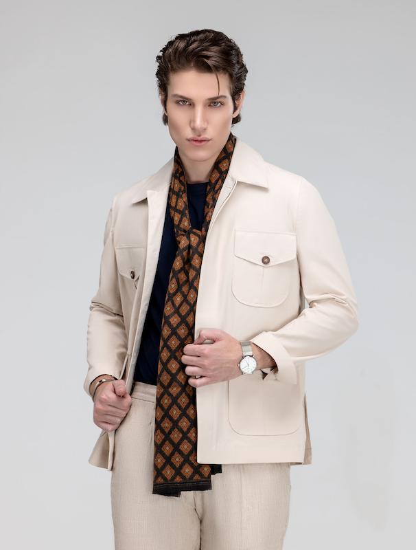 ژاکت مردانه هوکانی کد 1071745 استخوانی