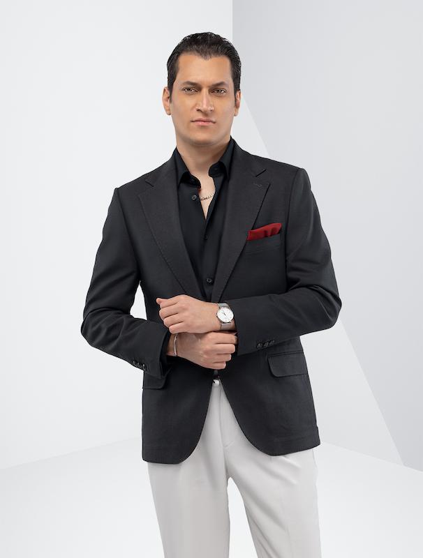 کت مردانه هوکانی کد 1064401 مشکی