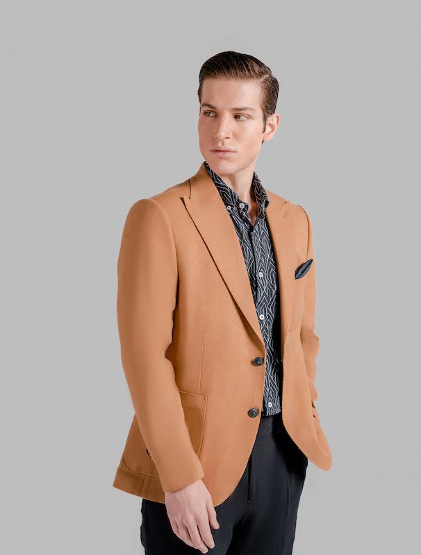 کت مردانه هوکانی کد 1061753 شتری