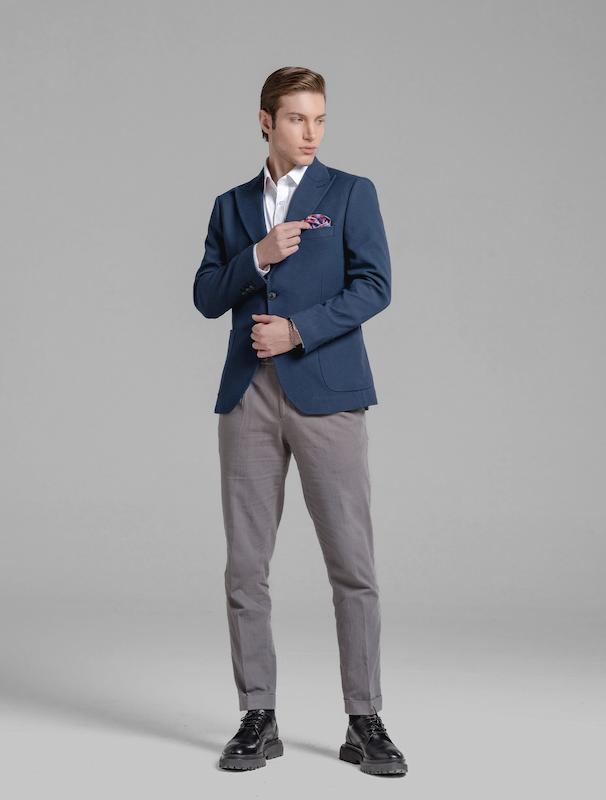 کت مردانه هوکانی کد 1060704 سرمه ای