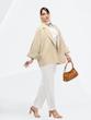 کت زنانه هوکانی کد 5027228 کرم تیره