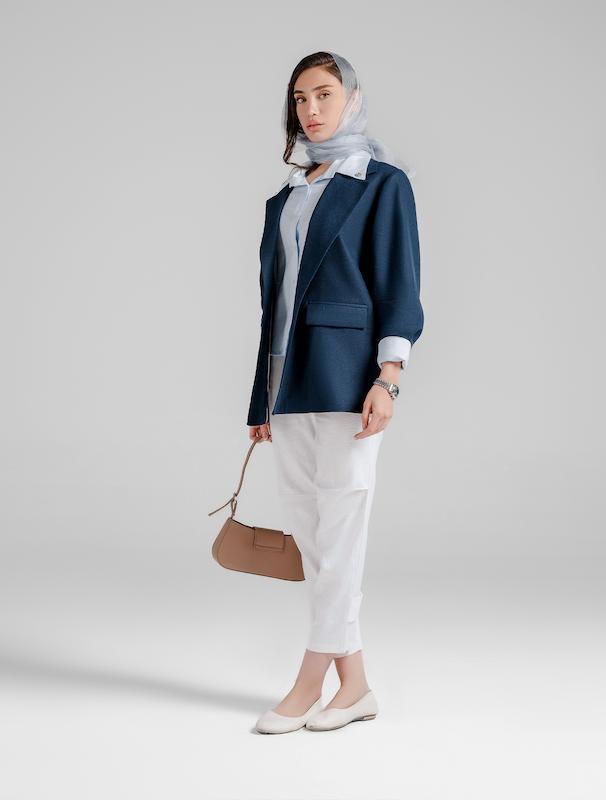 کت زنانه هوکانی کد 5018804 سرمه ای