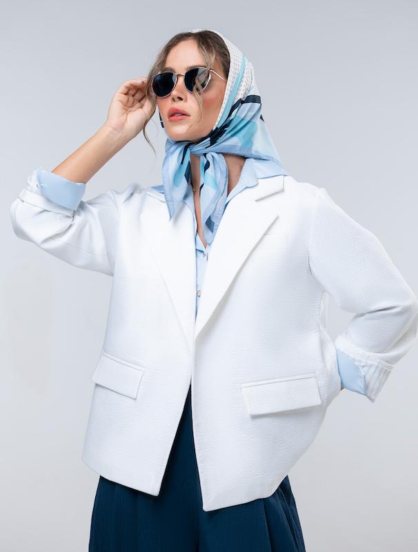 کت زنانه هوکانی کد 5013702 سفید