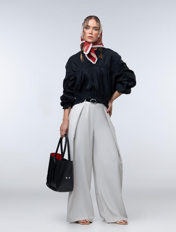 شومیز زنانه هوکانی کد 5038501 مشکی