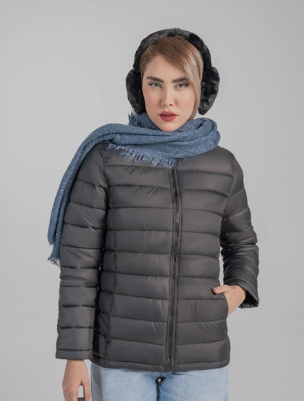 کاپشن زنانه هوکانی کد 5011601 مشکی