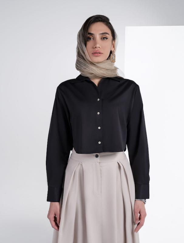 شومیز زنانه هوکانی کد 5014401 مشکی