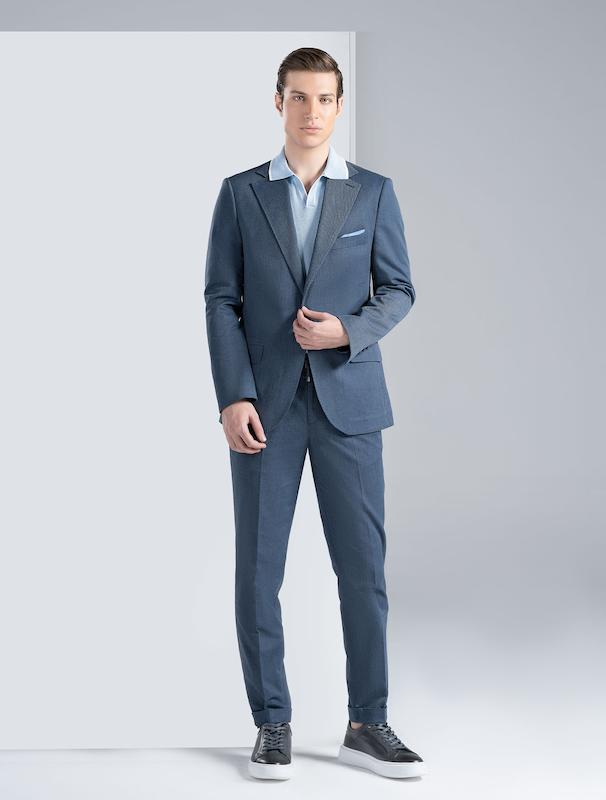 شلوار کتان مردانه هوکانی کد 1066204 سرمه ای