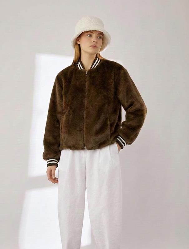 بامبر زنانه هوکانی کد 5058632 قهوه ای روشن