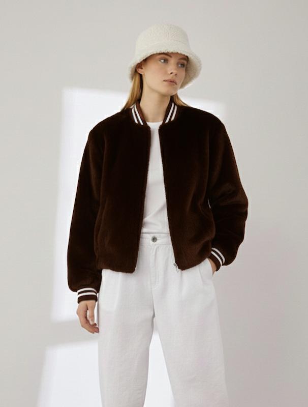 بامبر زنانه هوکانی کد 5058633 قهوه ای تیره