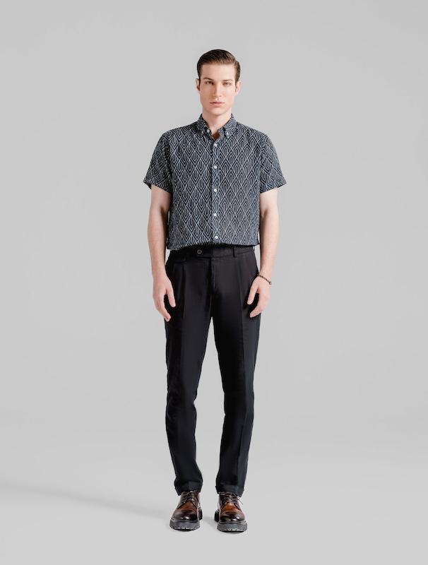 شلوار کتان مردانه هوکانی کد 1065901 مشکی