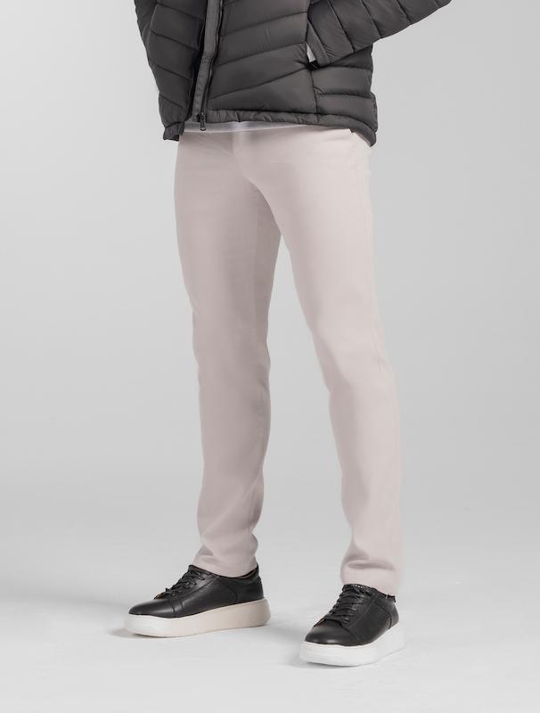 شلوار کتان مردانه هوکانی کد 1060627 کرم روشن