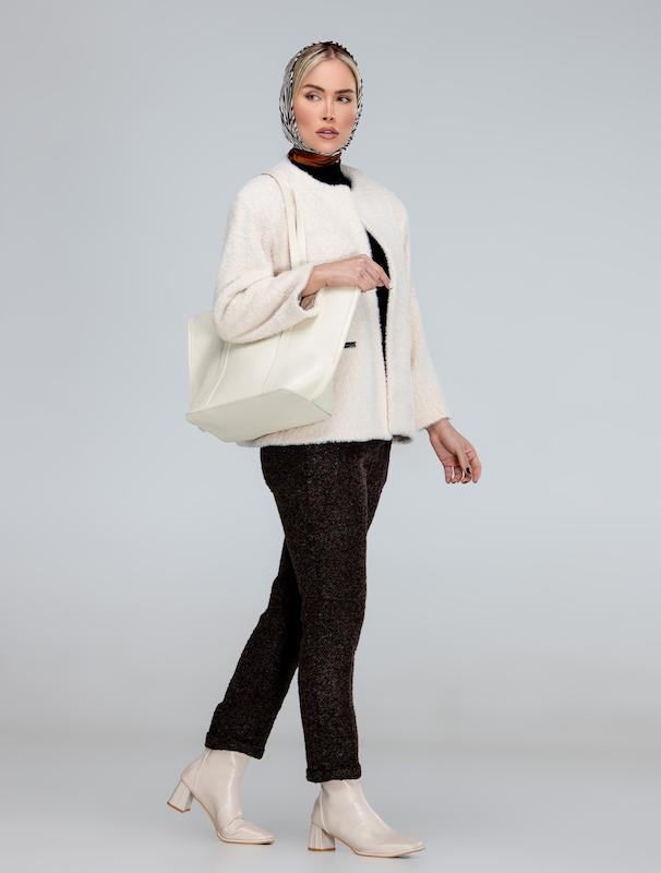 شلوار زنانه هوکانی کد 5014833 قهوه ای تیره