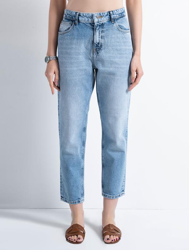 شلوار جین زنانه هوکانی کد 5021716 آبی روشن