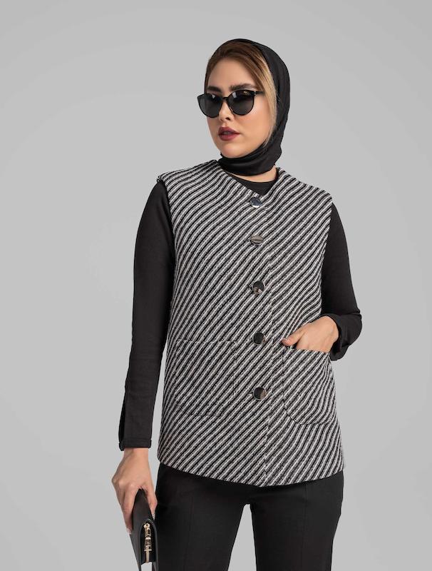 ژیله زنانه هوکانی کد 5014902 سفید