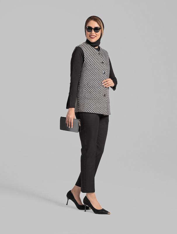 ژیله زنانه هوکانی کد 5014902 سفید