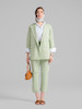 شلوار پارچه ای زنانه هوکانی کد 5017812 سبز روشن