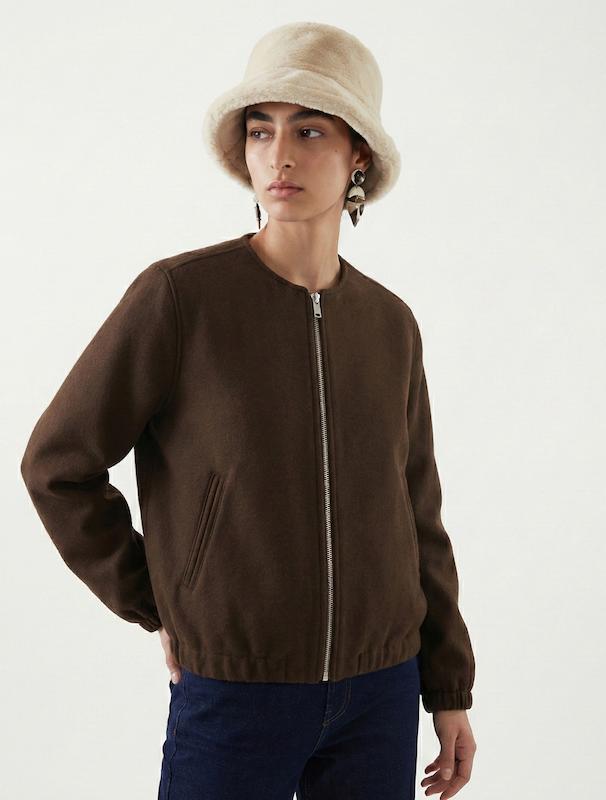 بامبر زنانه هوکانی کد 5048433 قهوه ای تیره 