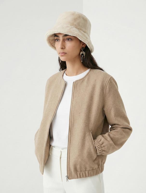 بامبر زنانه هوکانی کد 5048427 کرم روشن 