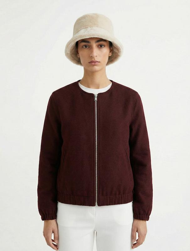 بامبر زنانه هوکانی کد 5048424 زرشکی 