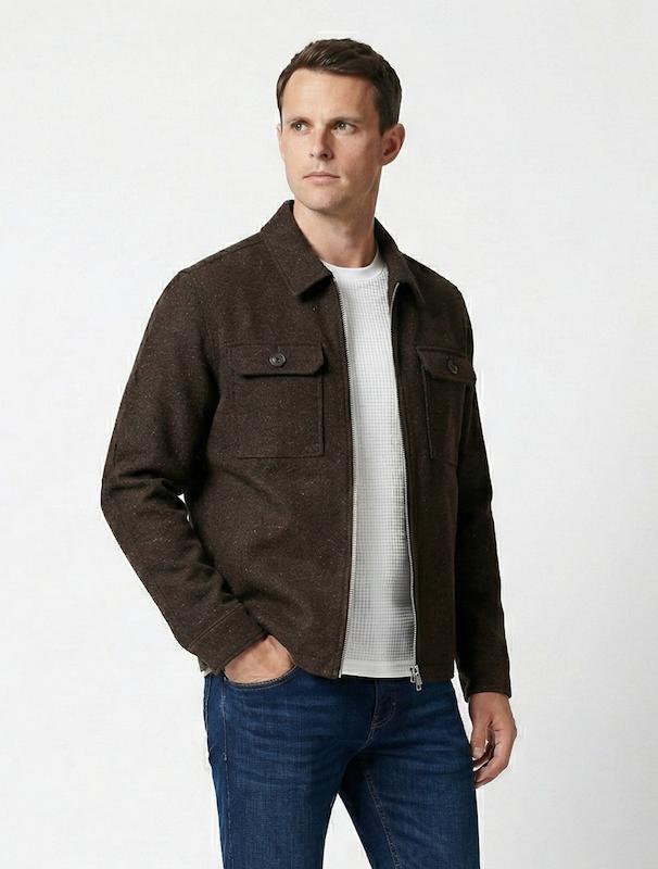 شکت مردانه هوکانی کد 1070833 قهوه ای تیره 