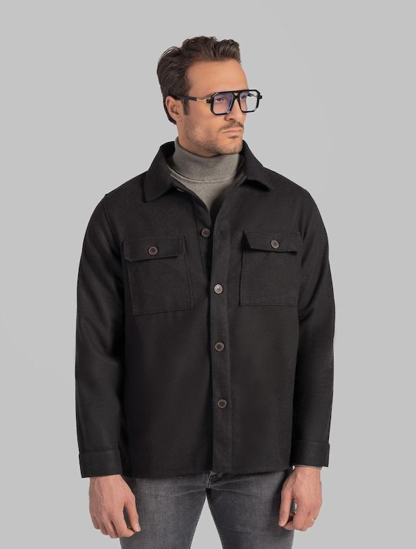 ژاکت مردانه هوکانی کد 1059601 مشکی