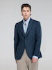 کت پشمی مردانه هوکانی کد 1071504 سرمه ای
