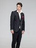 کت پشمی مردانه هوکانی کد 1071506 ذغالی