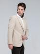 کت پشمی مردانه هوکانی کد 1071527 کرم روشن