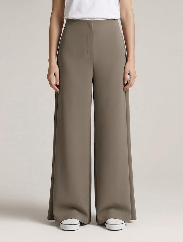 شلوار زنانه هوکانی کد 5054354 نسکافه ای