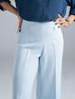 شلوار پارچه ای زنانه هوکانی کد 5021016 آبی روشن