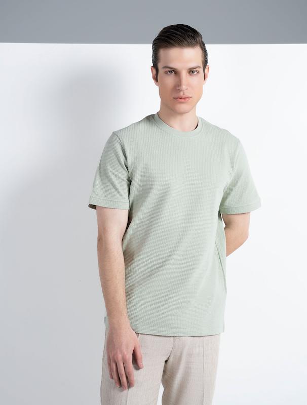 تیشرت مردانه هوکانی کد 1063712 سبز روشن
