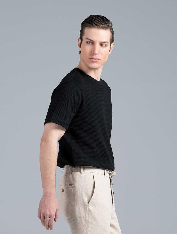 تیشرت مردانه هوکانی کد 1063701 مشکی