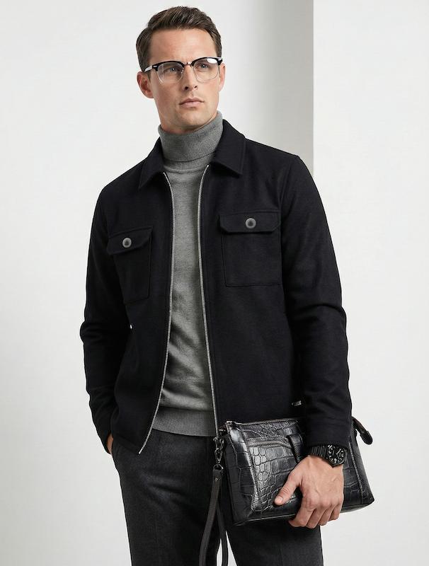 شکت مردانه هوکانی کد1071301 مشکی