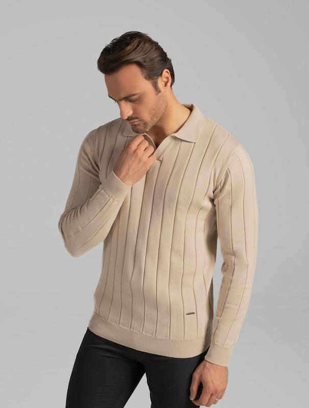 بافت مردانه هوکانی کد 1061527 کرم روشن