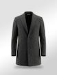 پالتو مردانه هوکانی کد 1058106 ذغالی