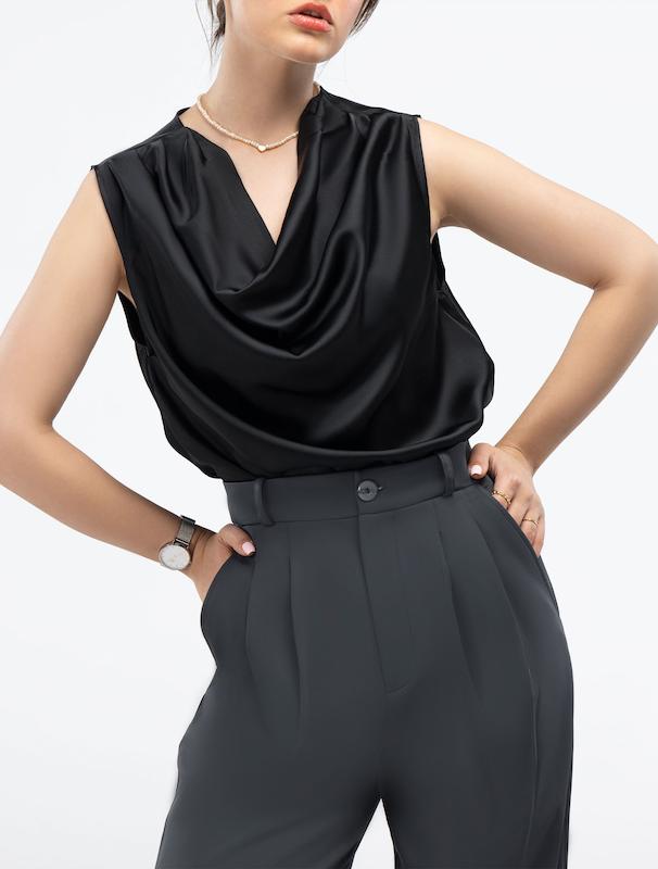 تاپ زنانه هوکانی کد 5023401 مشکی