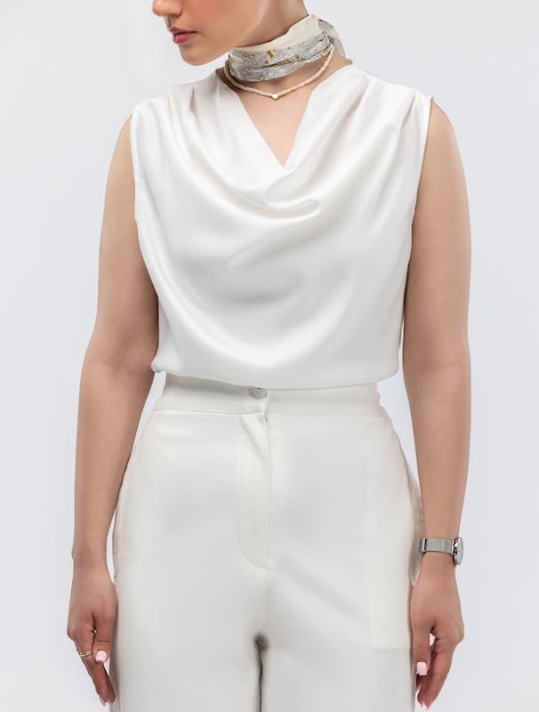 تاپ زنانه هوکانی کد 5023402 سفید