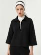 بلوز بافت زنانه هوکانی کد 5048601 مشکی