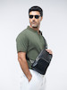پلوشرت مردانه هوکانی کد 1067413 سبز تیره