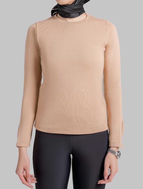 بلوز زنانه هوکانی کد 5013527 کرم روشن