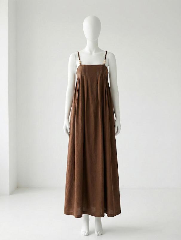 لباس زنانه هوکانی کد 5030033 قهوه ای تیره