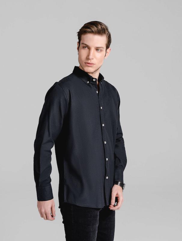 پیراهن مردانه هوکانی کد 1057801مشکی